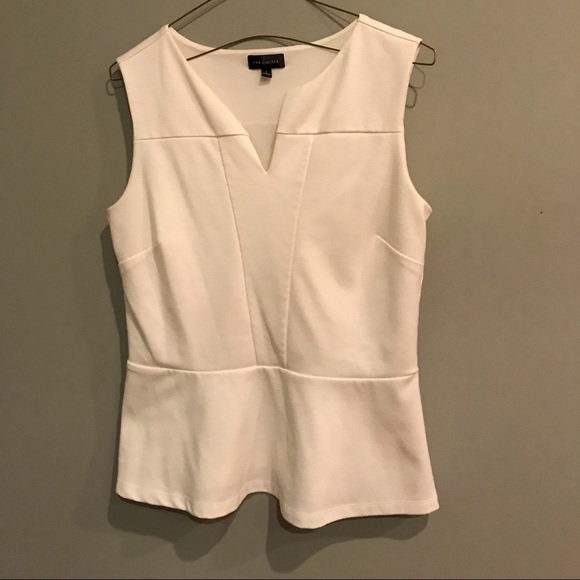 Tops - Limited White Dress Tank, Work Staple, Worn Once Tops - Limited White Dress Tank, Work Staple, Worn Once